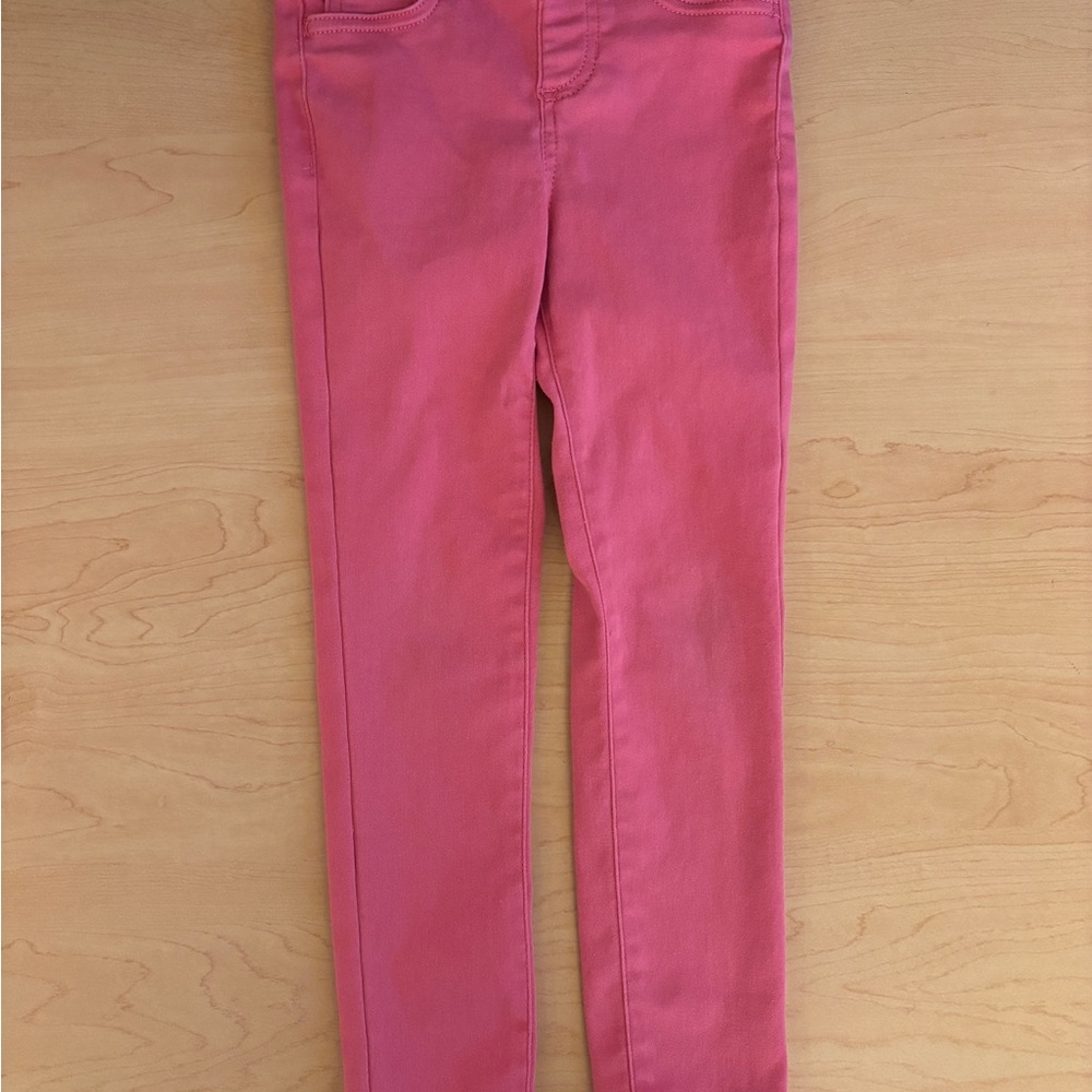 Girls Jumping Beans Pink Adventure Jean Jeggings Size 6